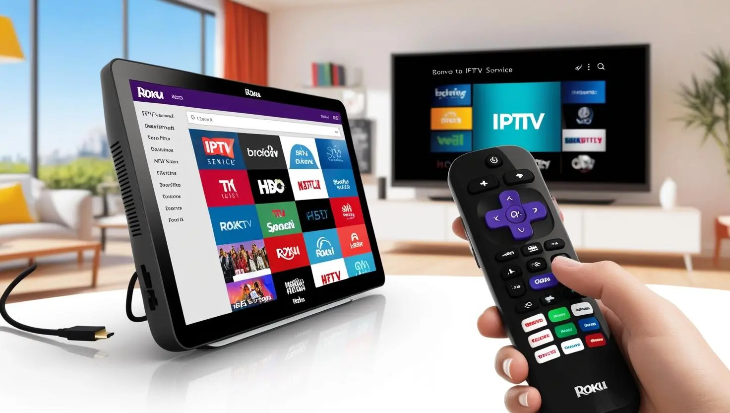 Teste IPTV Roku